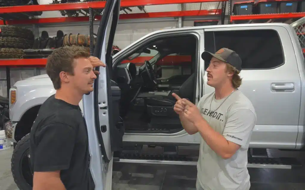 These two Idaho brothers secretly splashed out on their dream truck, a Ford F-350 Super Duty from Facebook Marketplace, and upgraded it in Montana