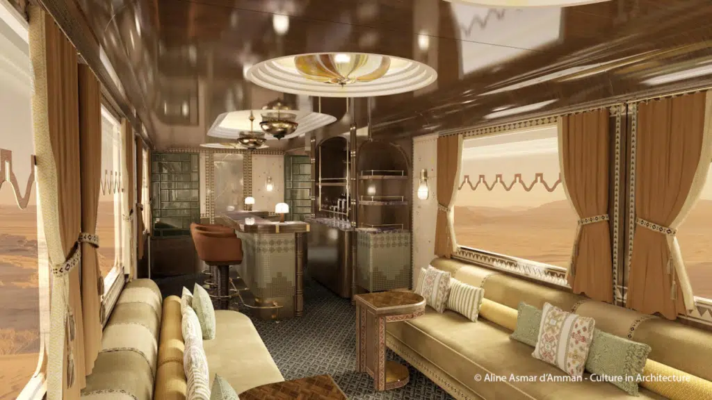 Saudi Arabia unveiled its first five-star luxury train called Dream of the Desert 