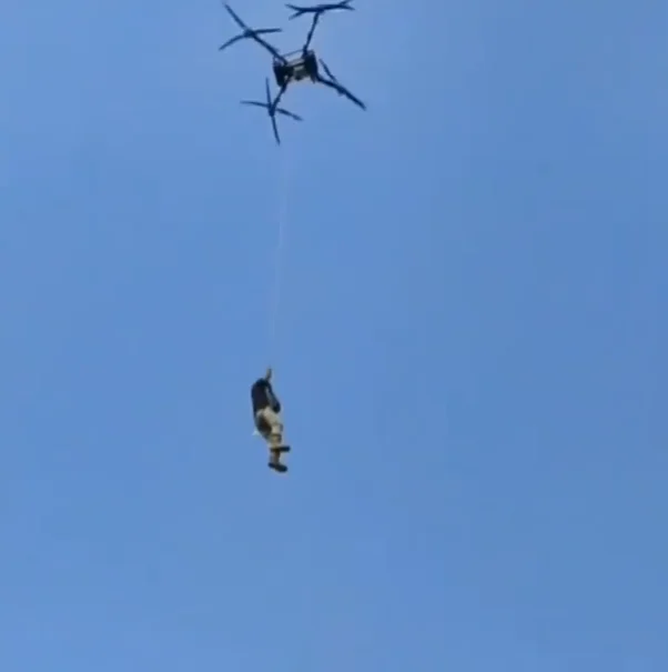 People are saying Indonesian farmer is 'living in 2070' as he uses drone to fly to work