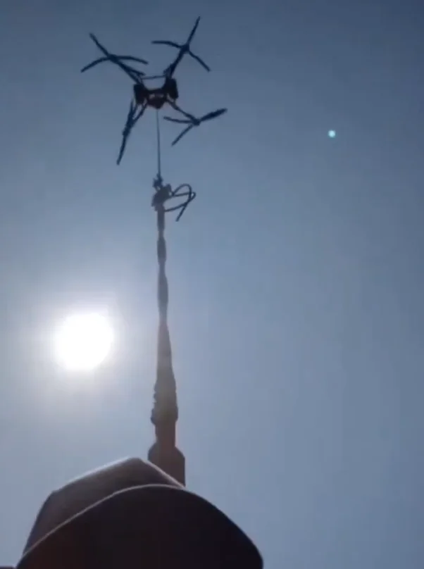 People are saying Indonesian farmer is 'living in 2070' as he uses drone to fly to work
