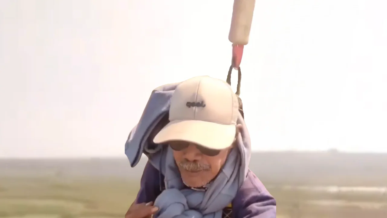 People are saying Indonesian farmer is 'living in 2070' as he uses drone to fly to work