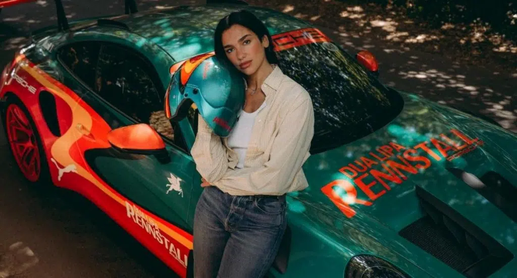 Dua Lipa Porsche Rennstall, special edition of the Porsche 911