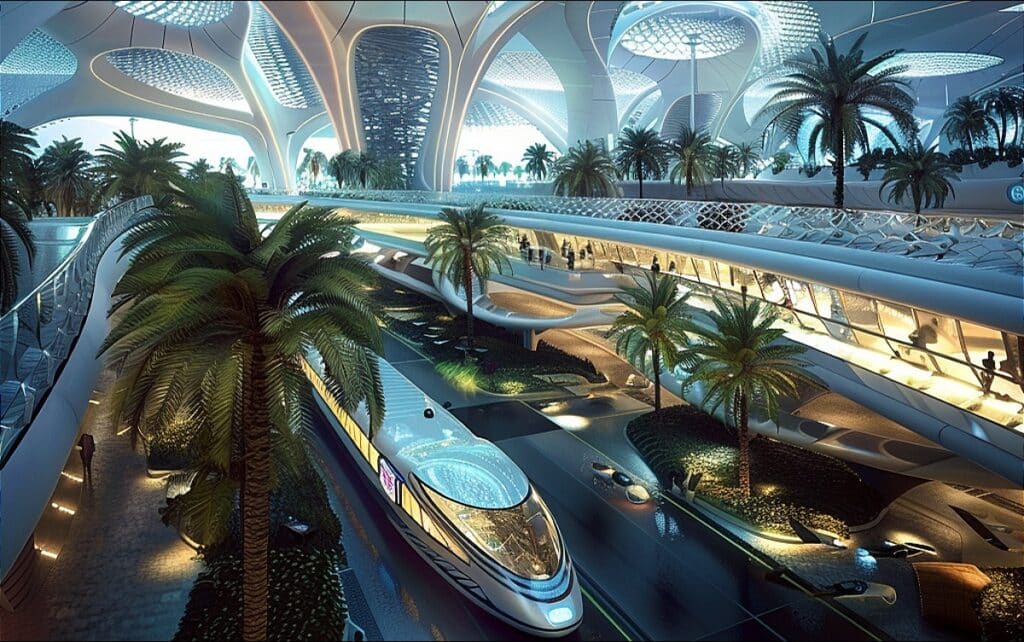 Dubai Airport render 