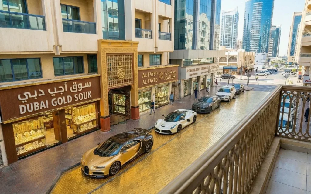 Dubai is building the world’s first street made entirely of gold