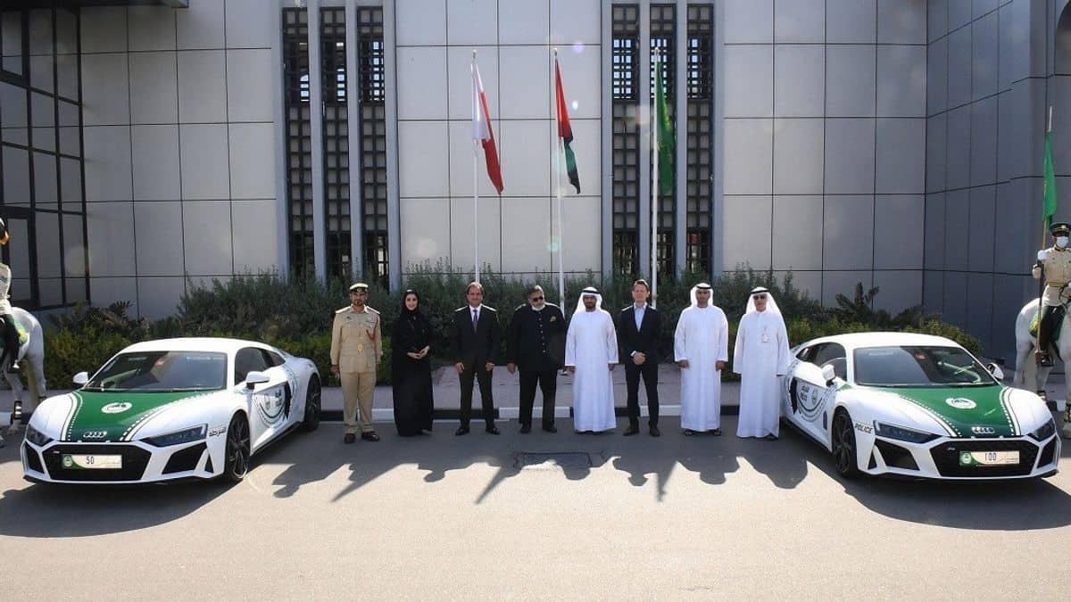 Ferraris, Lamborghinis and a BUGATTI - these are the top 10 coolest cars in Dubai's police force