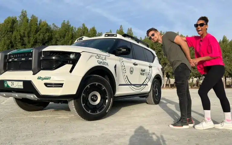 World's most futuristic police car in Dubai