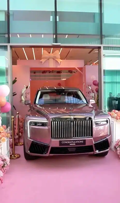 Dubai dad gifts baby custom Rolls-Royce