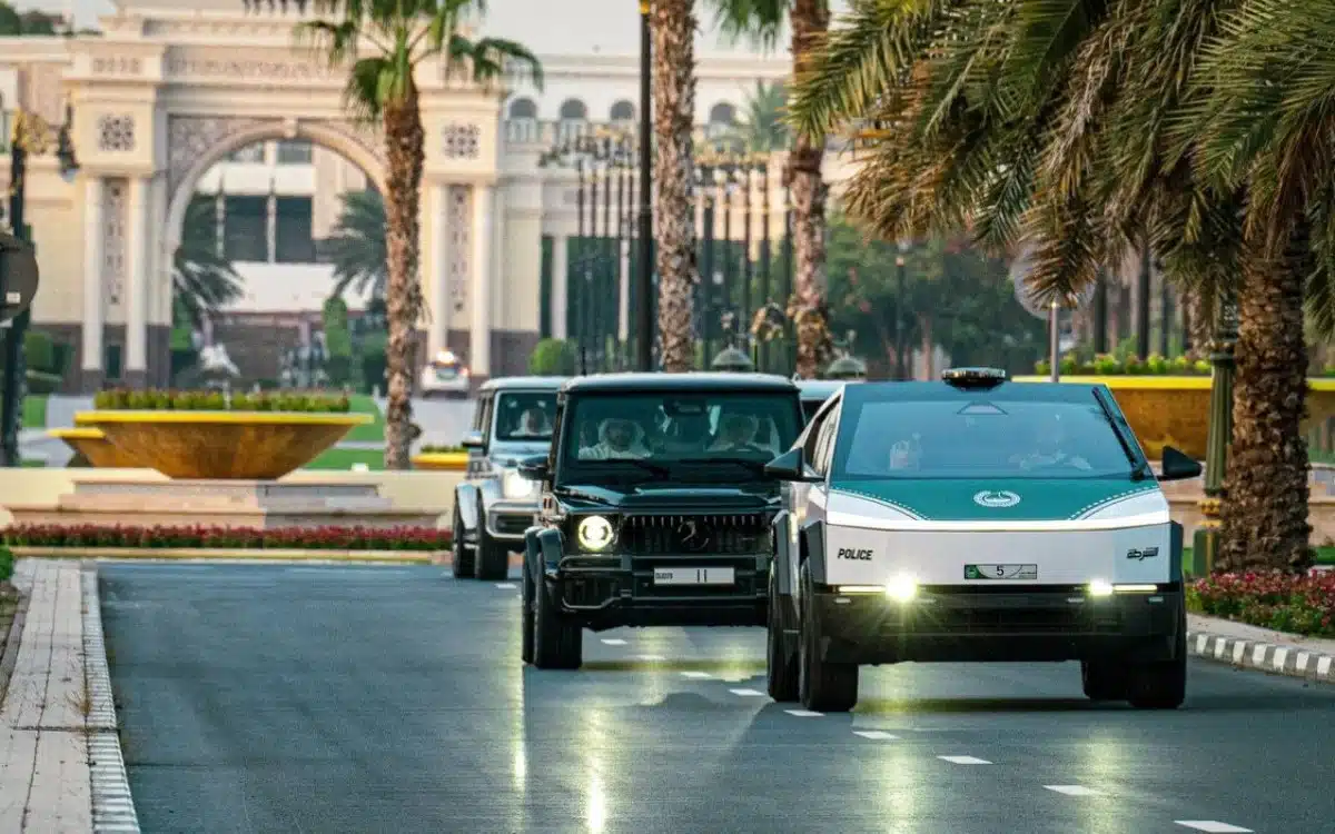 Dubai police add modified Cybertruck to its fleet of cars
