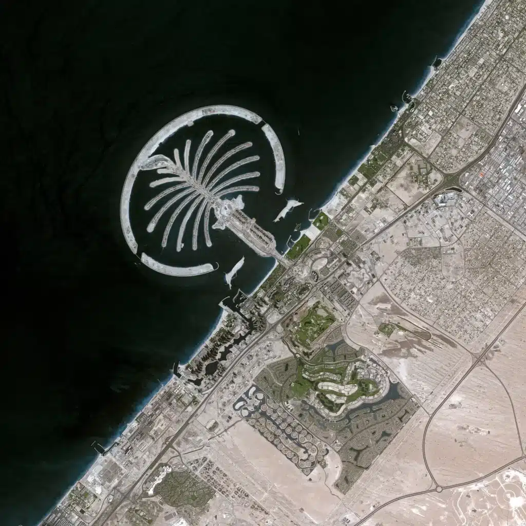 Inside the Palm Jumeirah in Dubai, proclaimed to be the eighth wonder of the world