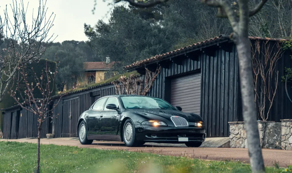 A one-of-three Bugatti EB112 four-door sedan is heading to auction with a $2 million estimate, revealing a rare pre-VW Bugatti V12 luxury project