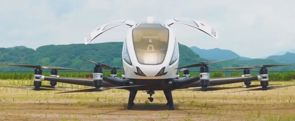 China's EH216-S eVTOL makes history with first pilotless passenger flight in Africa