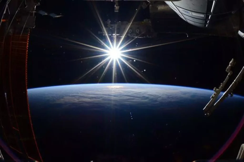 Earth seen from space, photographed by Astronaut Terry Virts