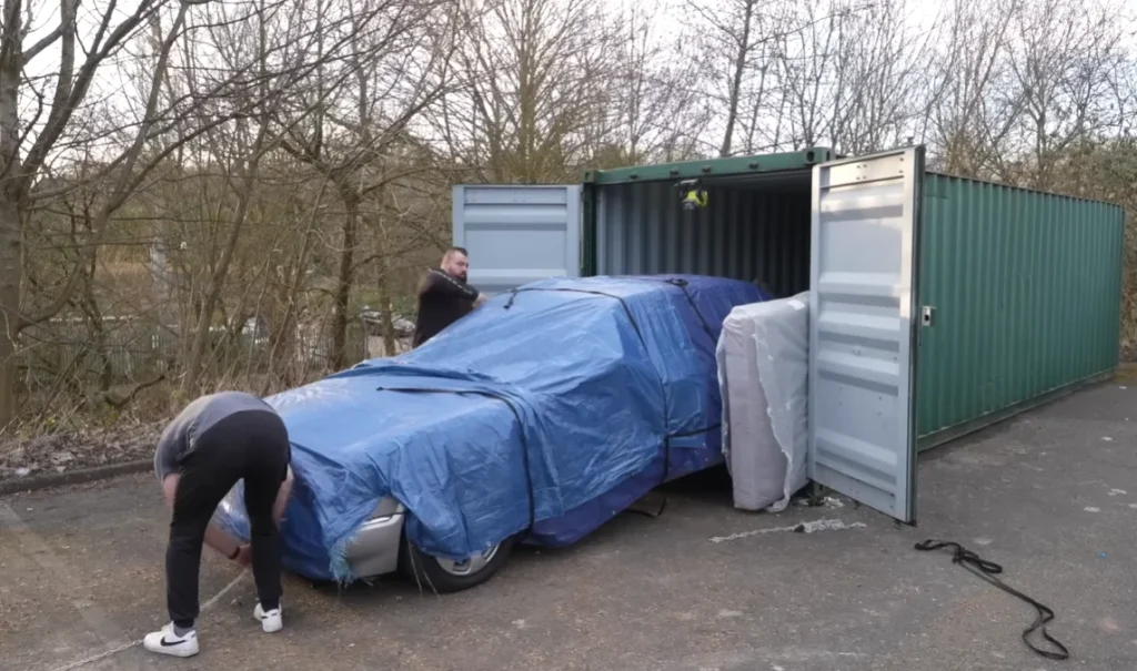 Former World's Strongest Man buys mystery container from jeweler for $17,128 and the car he finds inside makes it all worth it