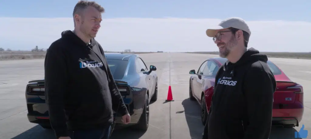 Alistair and Reese decided to pitch the Tesla Model 3 against the Dodge Charger Daytona EV in a drag race.