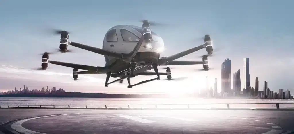 China's EH216-S eVTOL makes history with first pilotless passenger flight in Africa