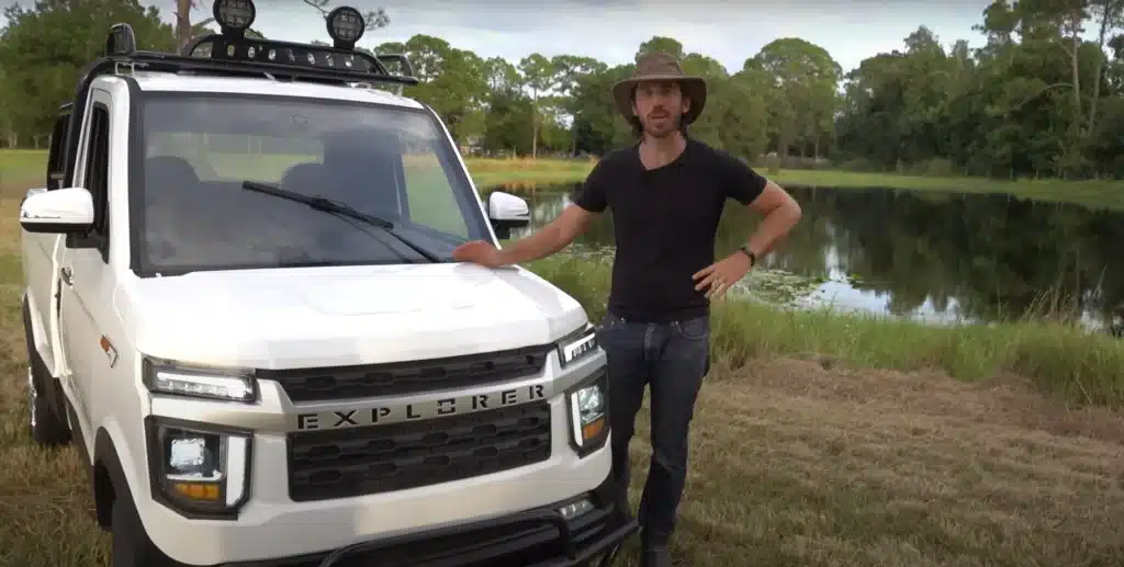 American man unboxes a $2,000 electric truck from China and is surprised at what he finds