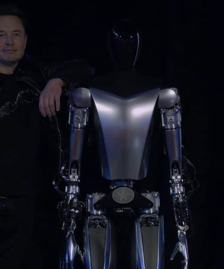 Elon Musk with Optimus