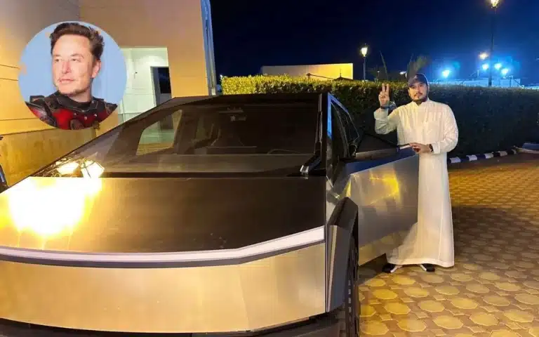 Elon Musk reacts to Saudi prince getting a Tesla Cybertruck