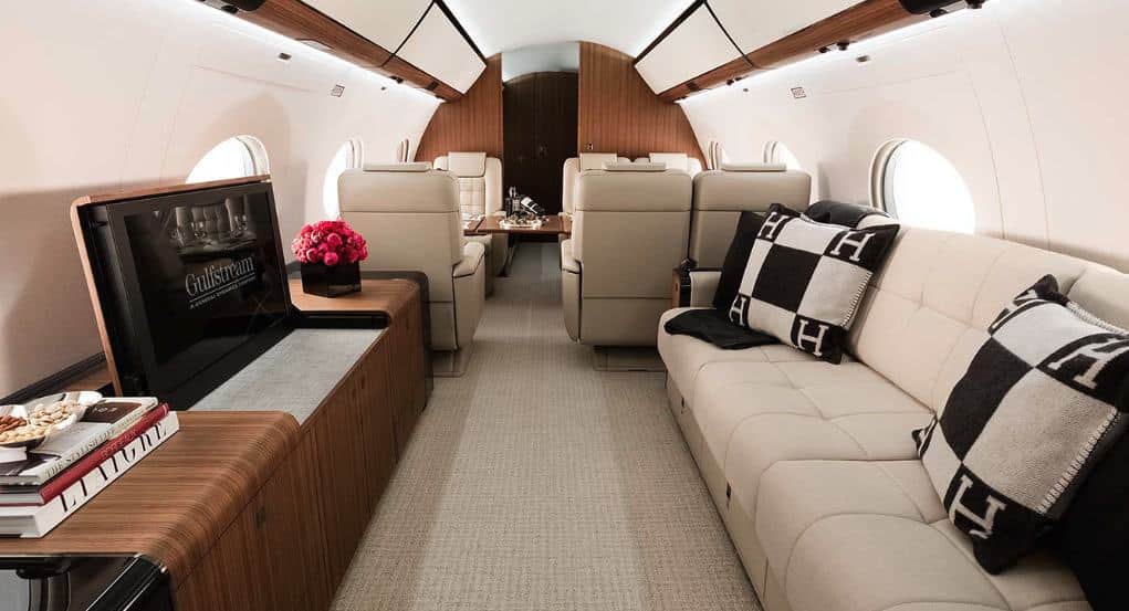 Gulfstream 650ER - celebrity private jets