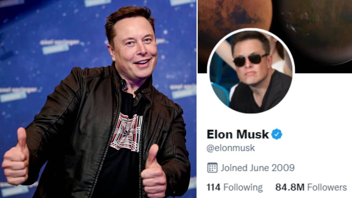 Elon Musk giving the thumbs up.