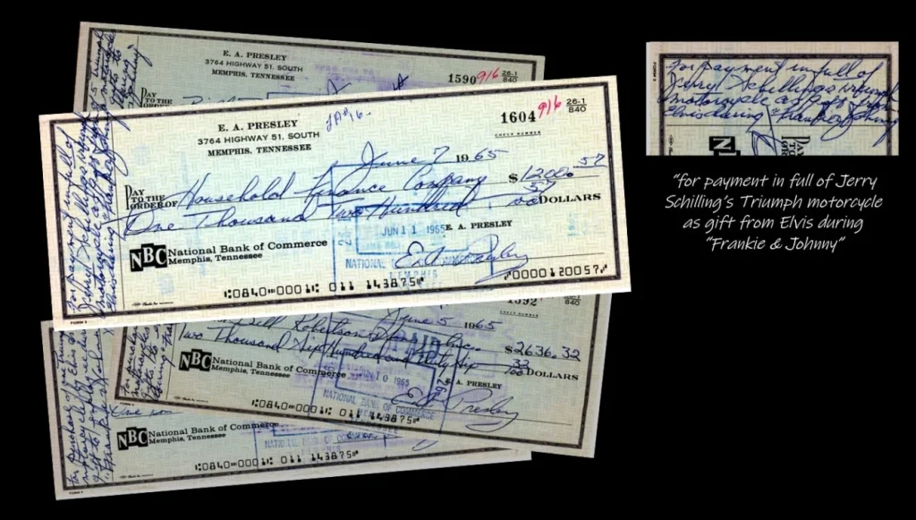 Triumph Elvis Presley's nine Triumph motorcycles he bought in California are now a big unsolved mystery nearly 60 years later