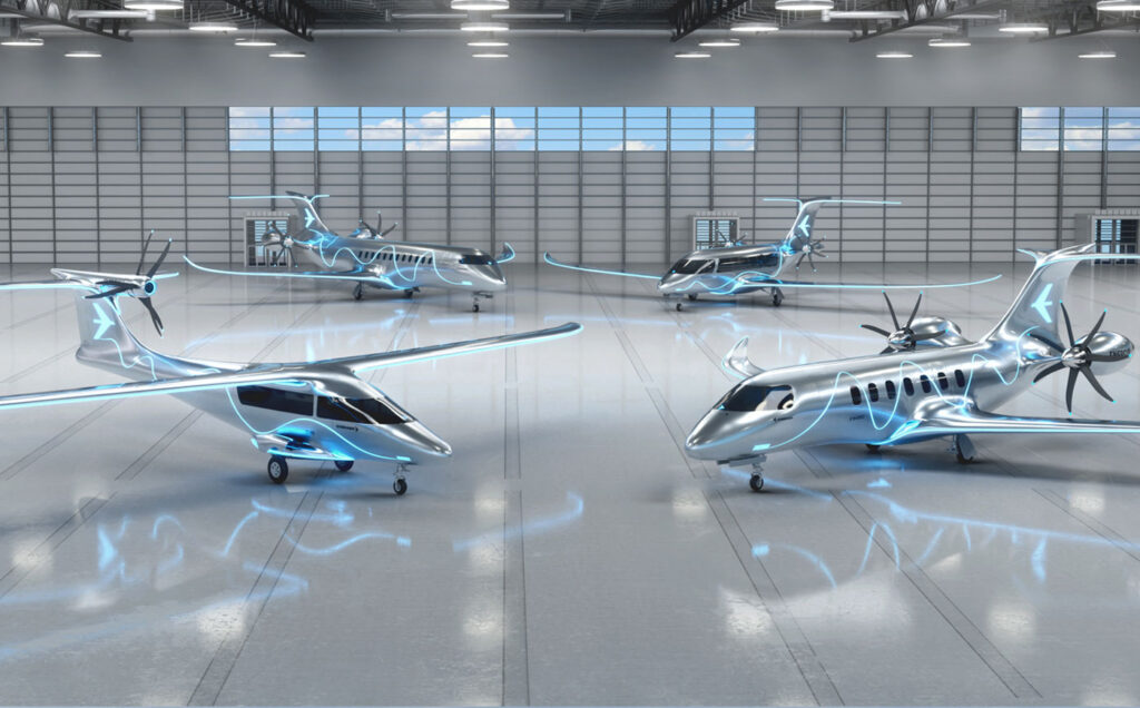 Embraer hydrogen jets in the hangar