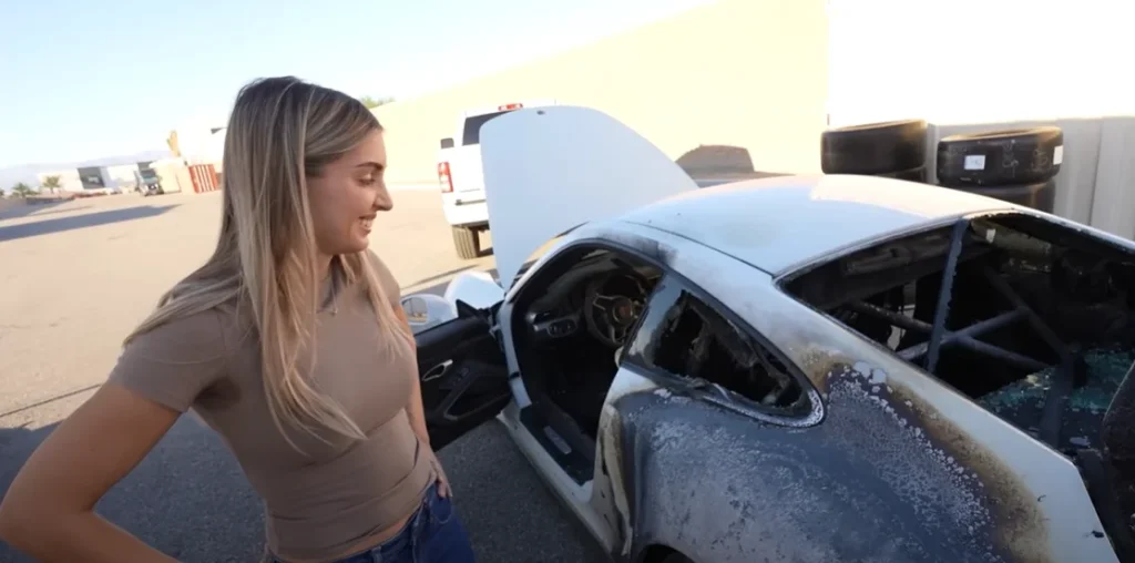 California woman saves total loss Porsche 911 GT3 from being scrapped by paying $1 for it and performs amazing rebuild