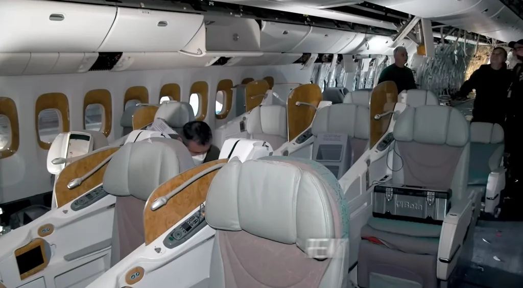 Emirates shared an interesting video showcasing the full conversion of a Boeing 777-300ER from passenger plane to cargo plane