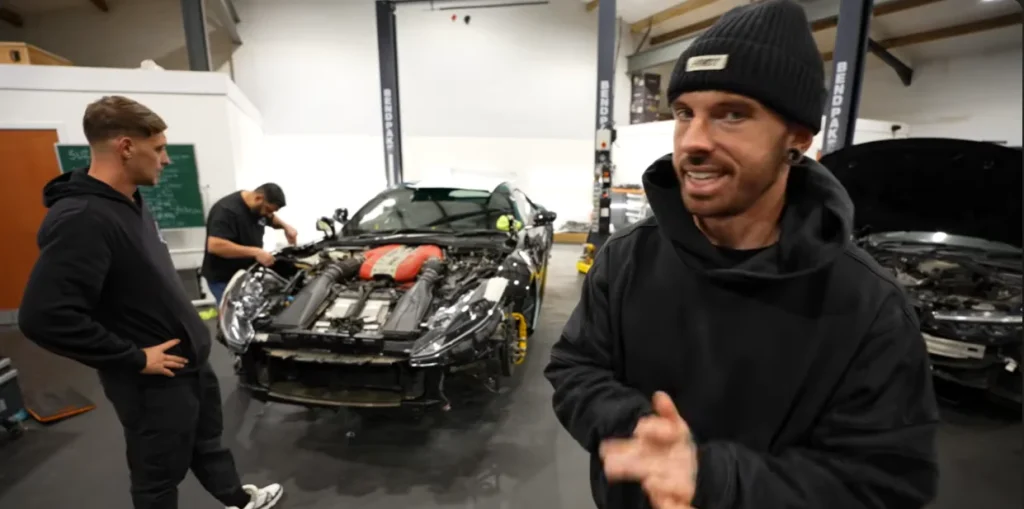 Mat Armstrong bought a damaged Ferrari 812 Superfast to rebuild in just 24 hours - and it didn't exactly go to plan