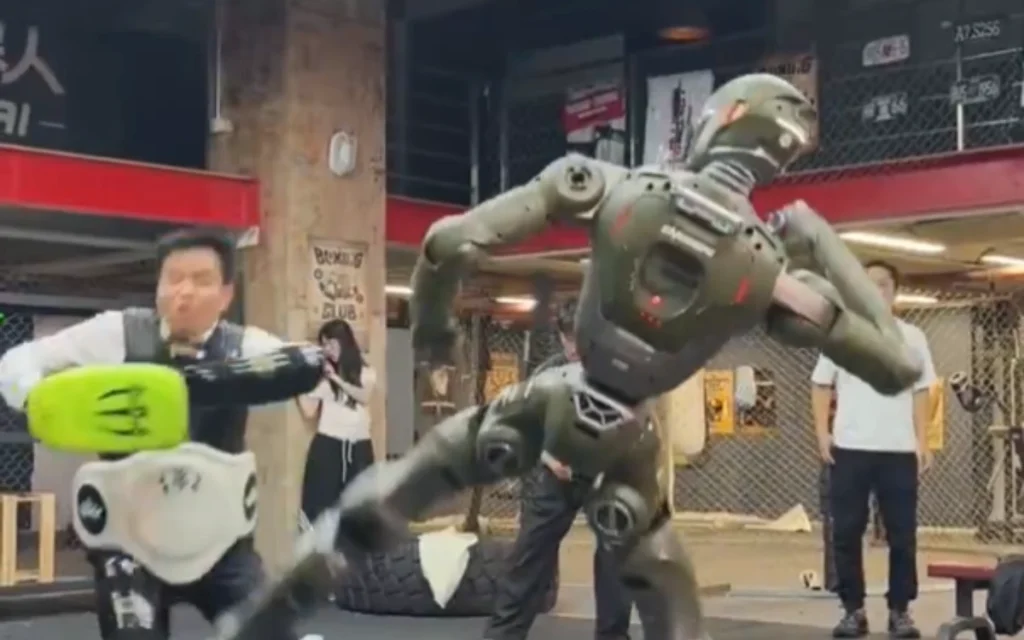 If you've ever wondered how close we are to getting terminator robots, just watch the EngineAi CEO willingly get flattened by his own T800 robot.