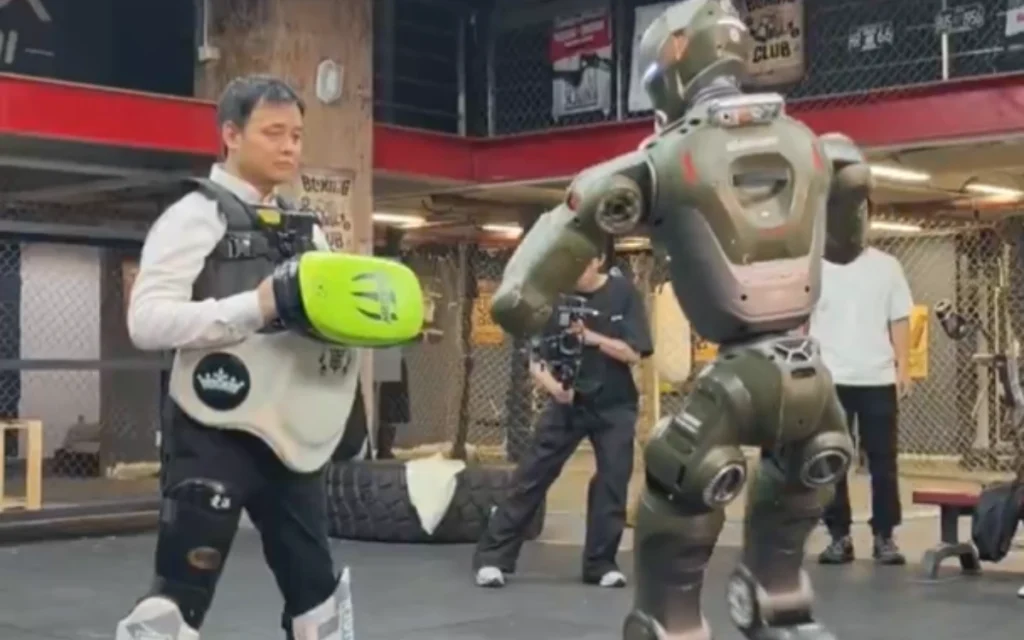 If you've ever wondered how close we are to getting terminator robots, just watch the EngineAi CEO willingly get flattened by his own T800 robot.