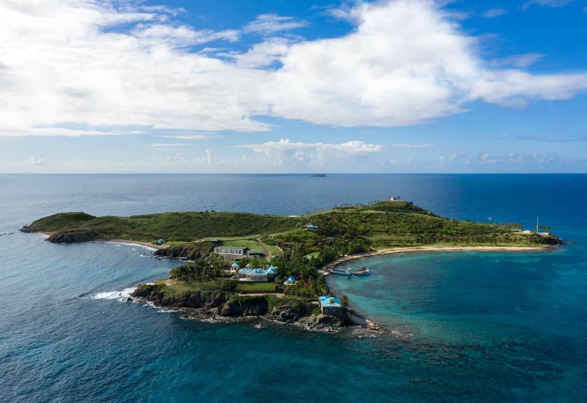 One of Jeffrey Epstein's islands