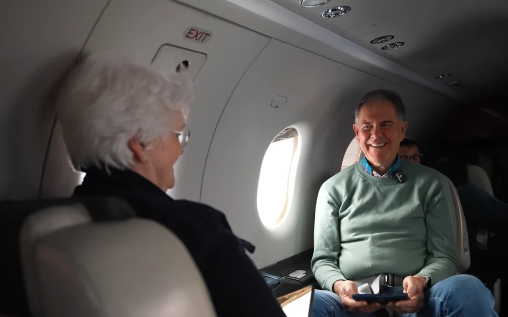 When YouTuber Niko Omilana set out to go around the world without spending a cent, ending up on a private jet wasn’t exactly part of the plan.