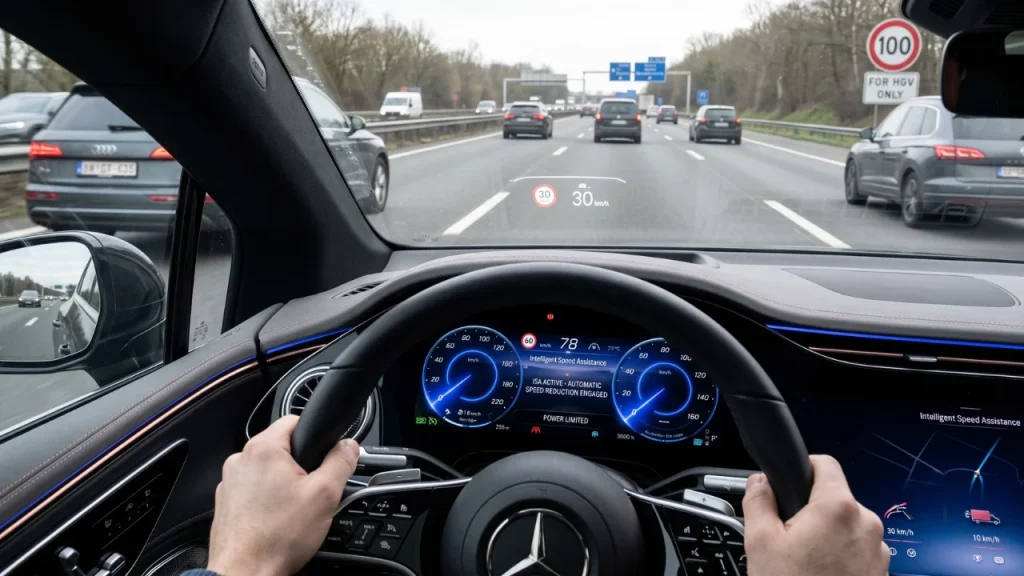 New regulation is being explored that could make new cars electronically stop drivers from speeding and completely control their speed