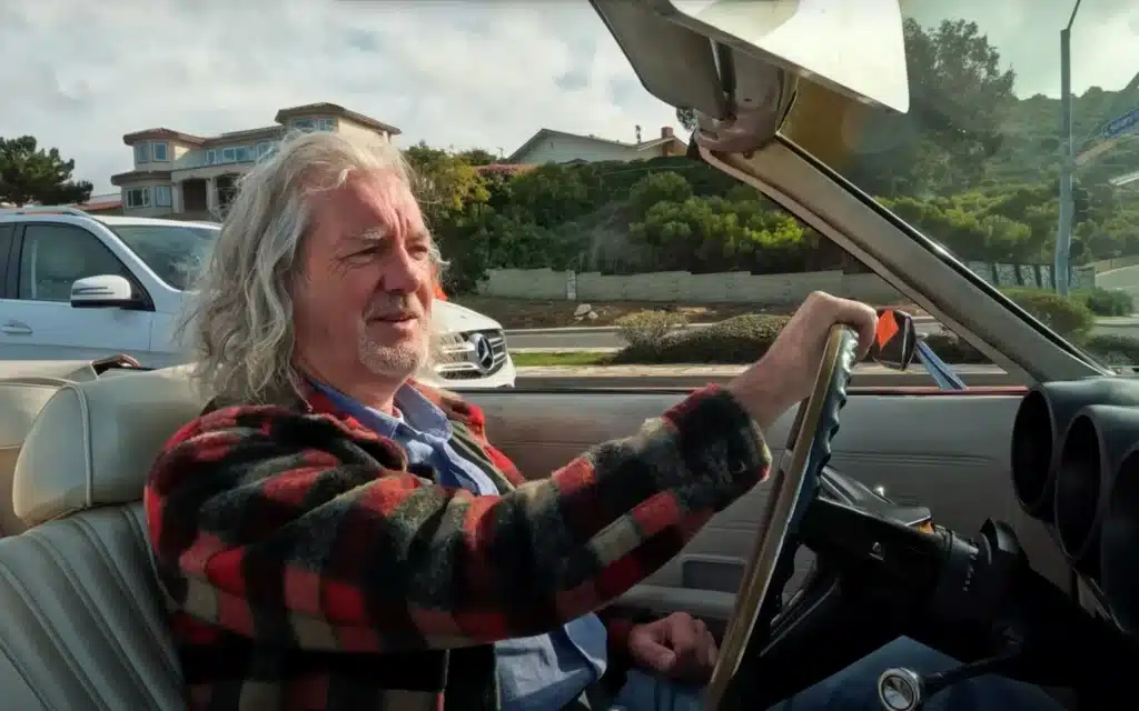 James May drove a Ford Torino Convertible in California