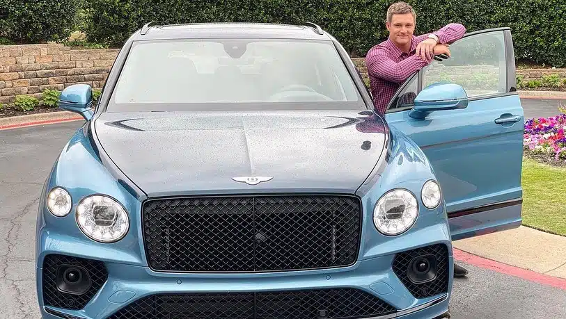 A customized Bentley Bentayga belonging to two-time US Open champion Bryson DeChambeau