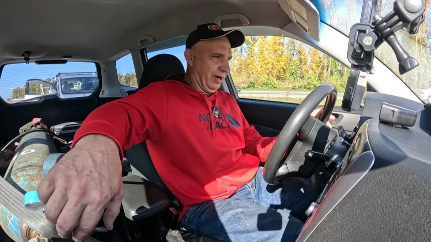 Risk takers wanted to see what happens when a car runs on 100% oxygen 0% fuel and found something surprising