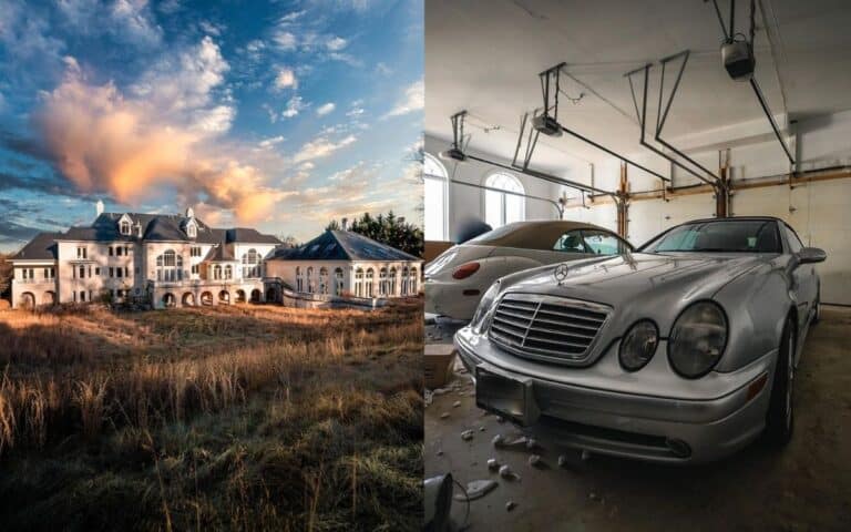 Explorers find abandoned mansion with several luxury cars and designer shoes