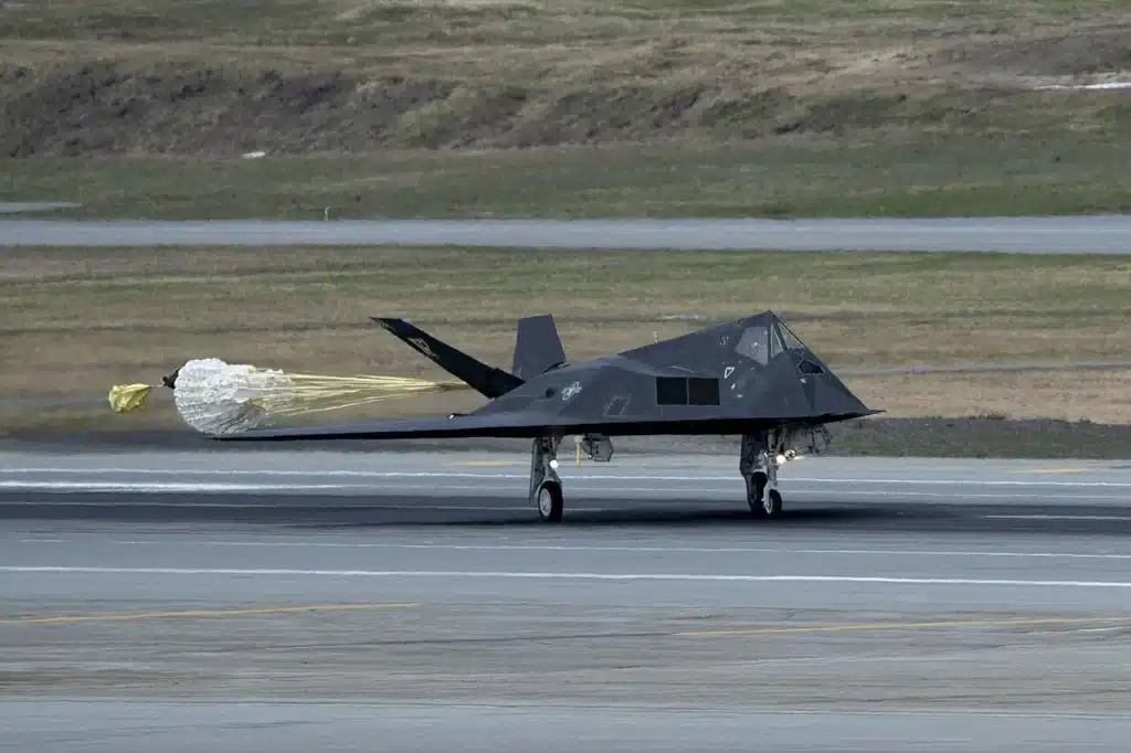 U.S military plane F-117 Nighthawk