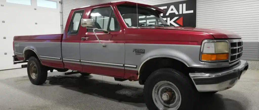 Son took dad's Ford F-250 truck to detailer after it hadn't been washed in years to totally transform it
