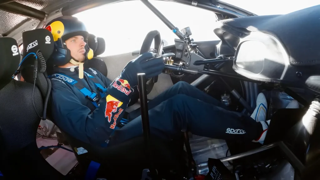 Red Bull F1 drivers Max Verstappen and Arvid Lindblad race 100 years of Ford cars and there can only be one winner
