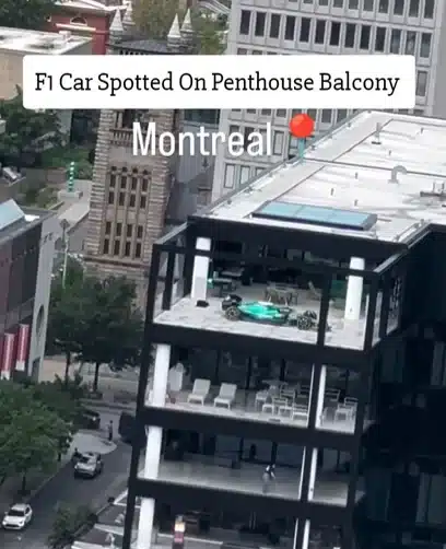 Mystery millionaire kits out his Canada penthouse with an F1 car in outrageous display of wealth