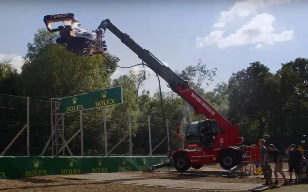 F1 The Movie went full throttle with real crash stunts as Brad Pitt and Damson Idris took the hits