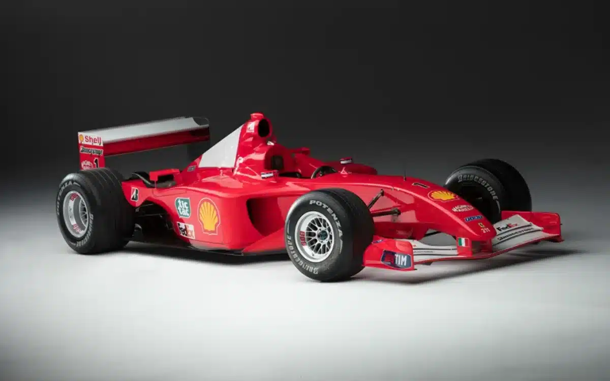 Michael Schumacher iconic Ferrari Formula One car has set a record with $18 million auction sale