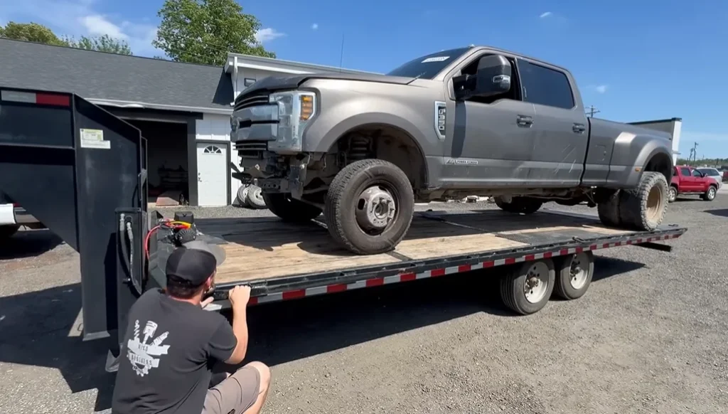 US man buys a wrecked F350 dually in Arkansas for such a steal he wonders if there's been some kind of suspicious mistake