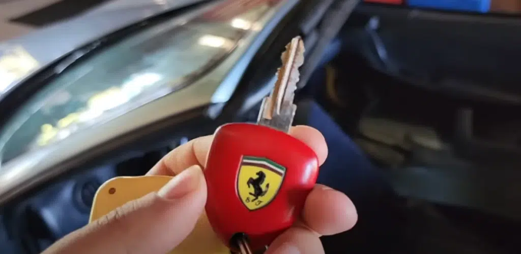 Man saved hundreds of dollars fixing Ferrari Spider himself