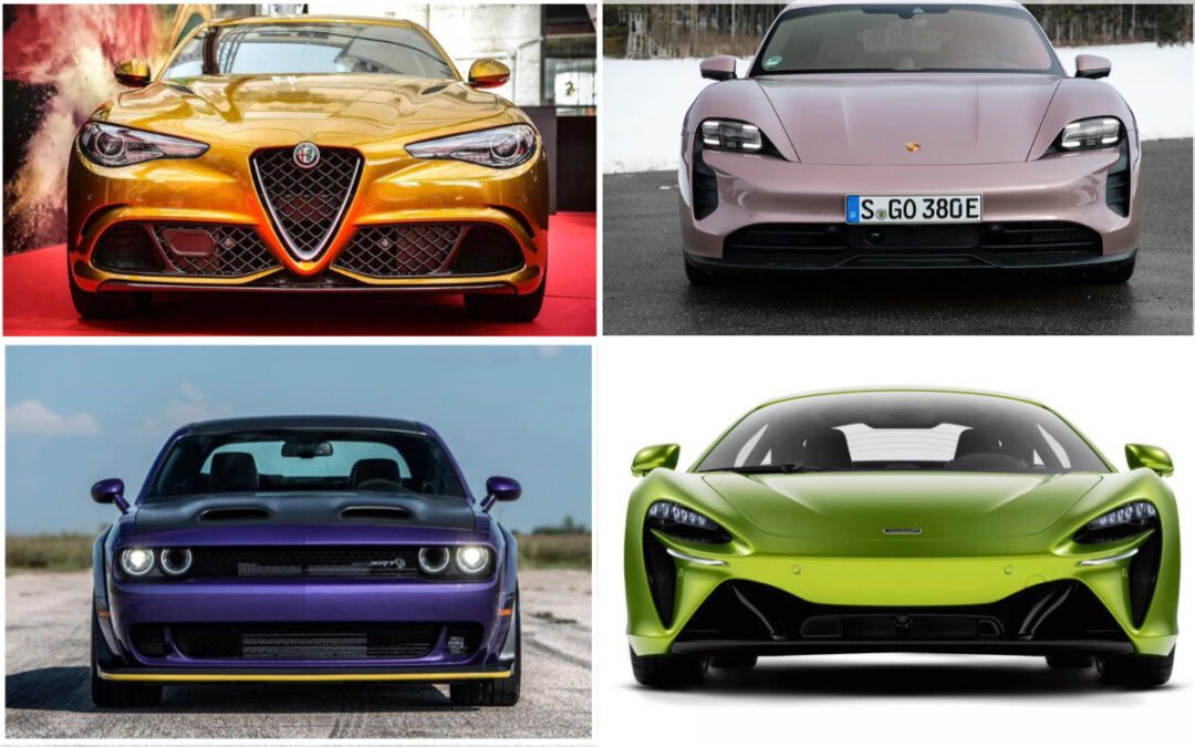 These are the 8 coolest and most bizarre-colored cars on the road right now