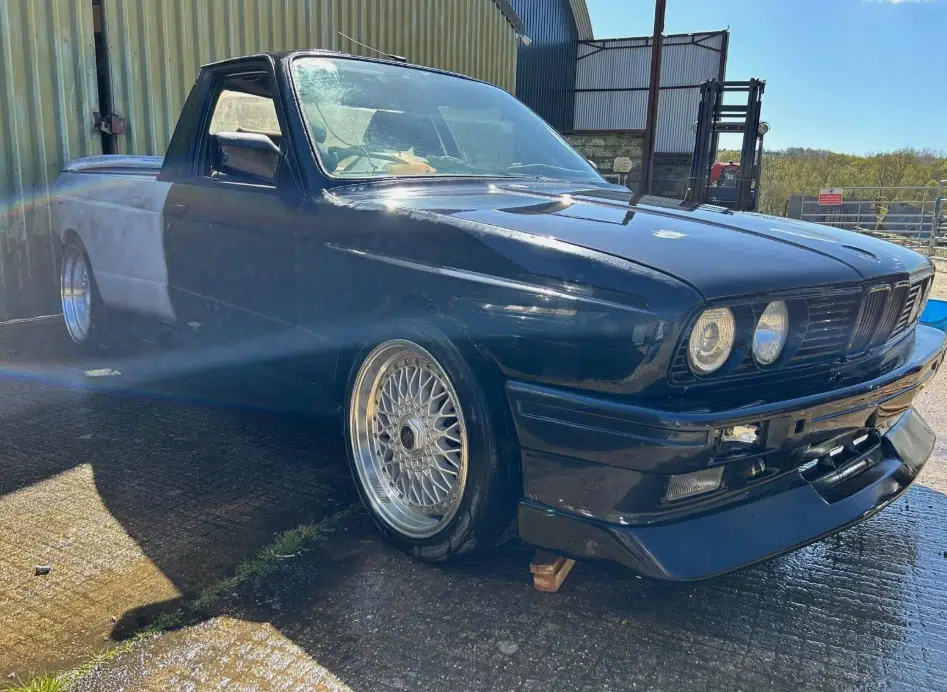Builder has converted his BMW 325i Touring into one-of-a-kind single-cab pickup