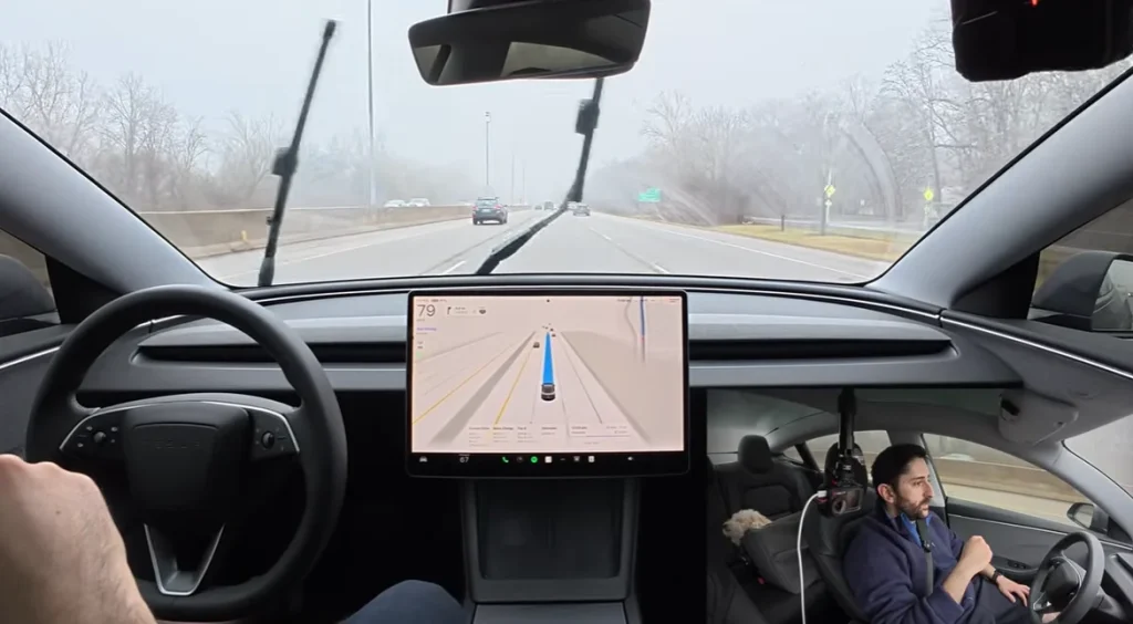 A US Tesla owner tests Full Self Driving in dense fog, and the results reveal how the system really handles bad visibility