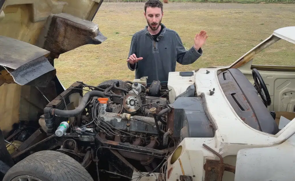 A British V8-powered coupe with Porsche seats, a Rover engine, and a rare Carlton Carrera badge has resurfaced on Facebook Marketplace in remarkable condition